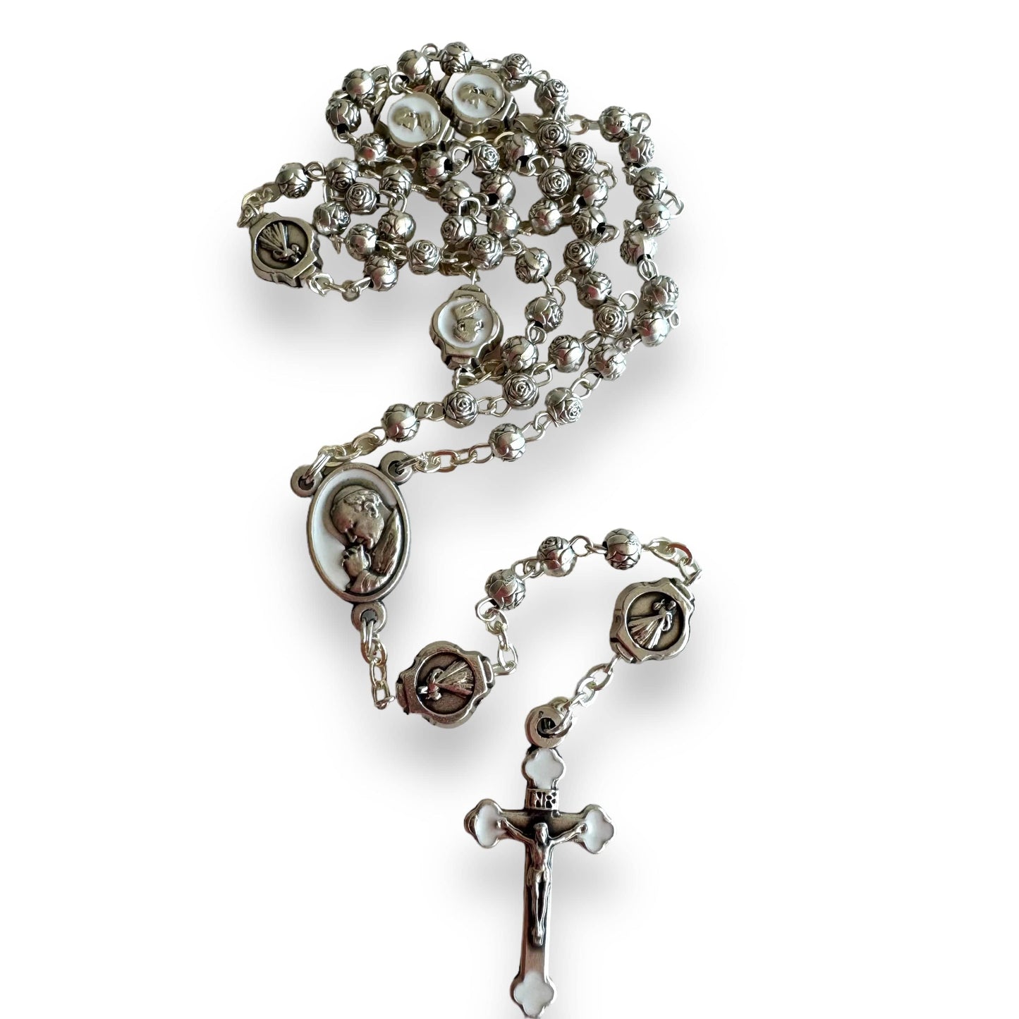 Catholically Rosaries Rosary Saint JpII -St.John Paul Ii Pope Filigree Rosary w/ case