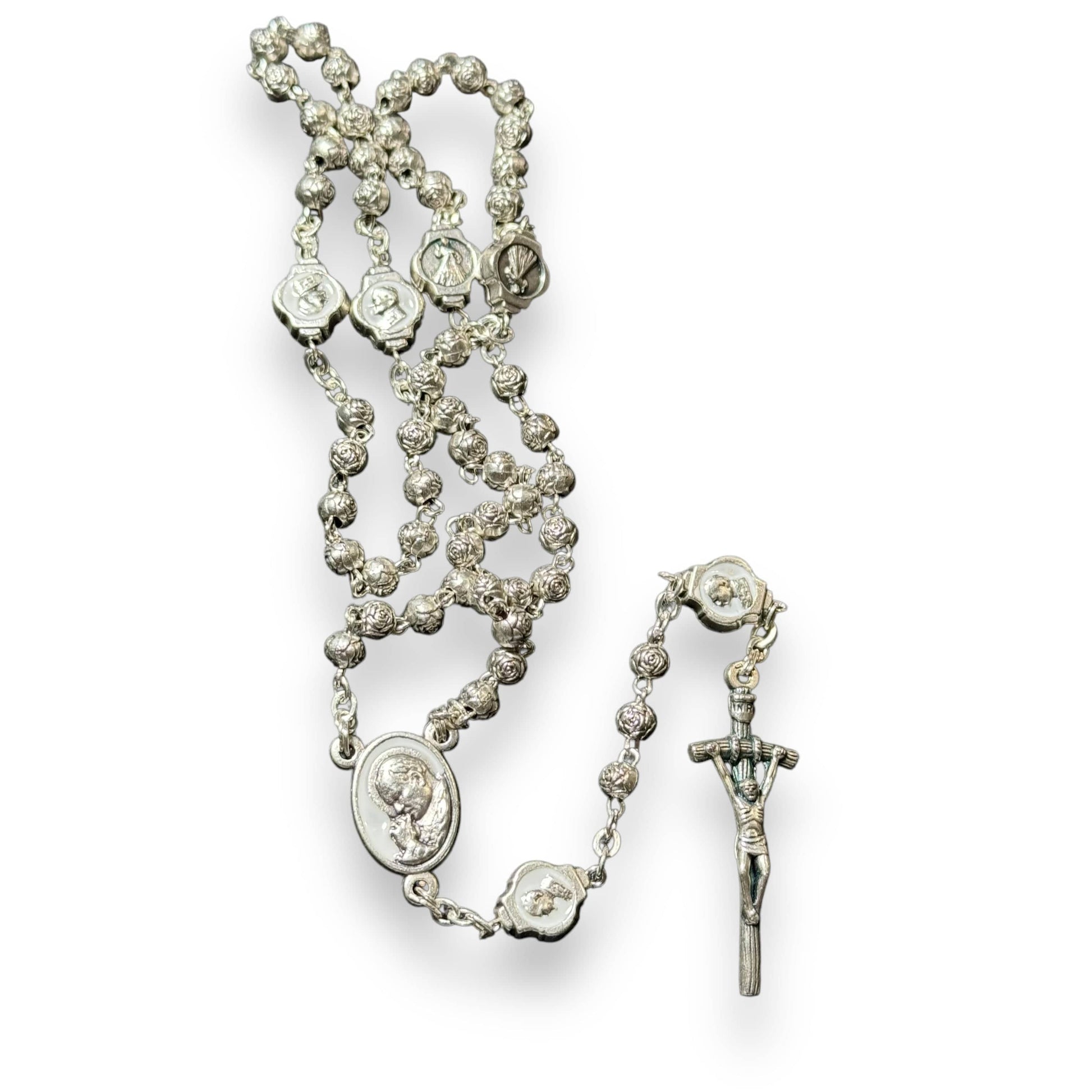 Catholically Rosaries Rosary Saint JpII - St.John Paul Ii Pope Filigree Rosary w/ case