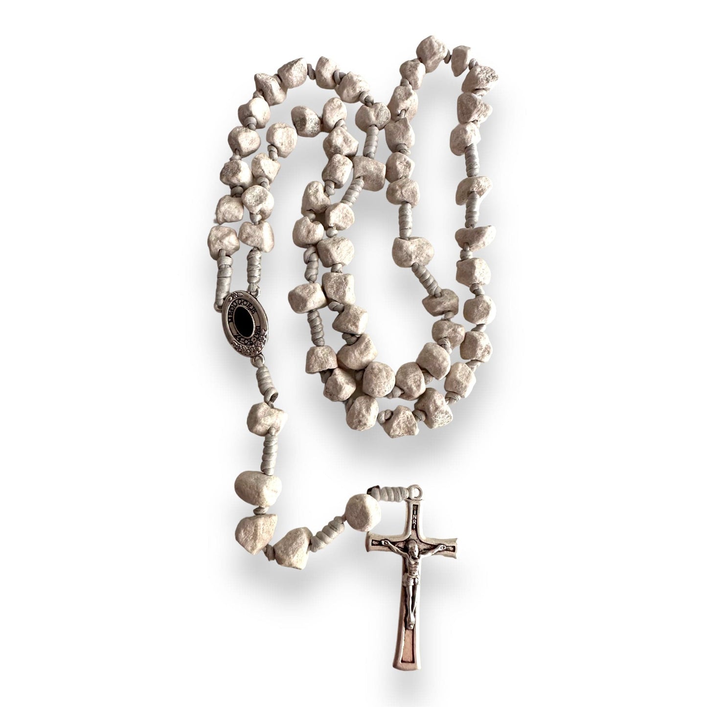 Catholically Rosaries Rosary with Relic Rocks from The Holy Ground of Medjugorje - Blessed By Pope