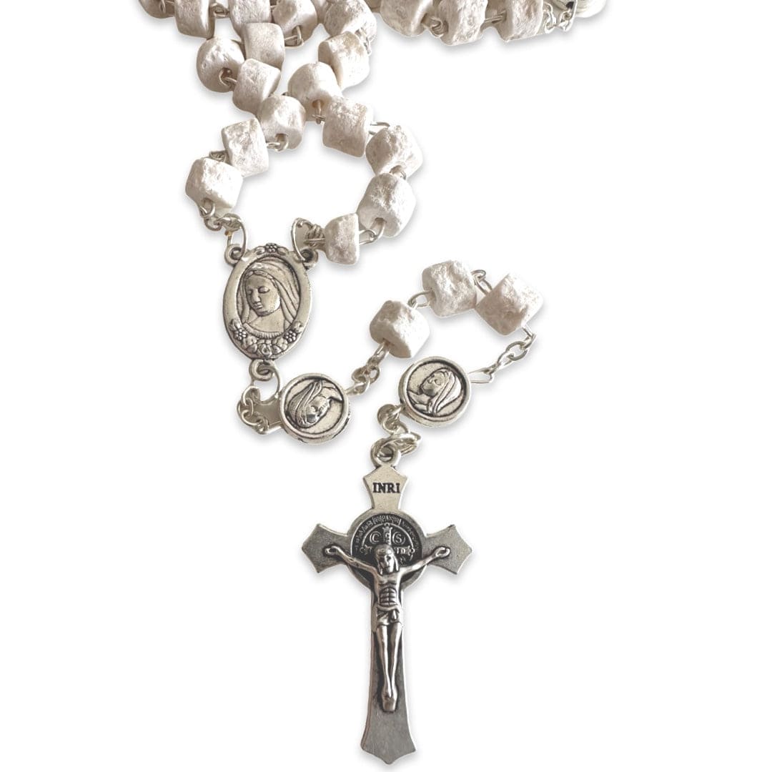 Catholically Rosaries Rosary With Relic Rocks From the Holy Ground Of Medjugorje - Blessed By Pope
