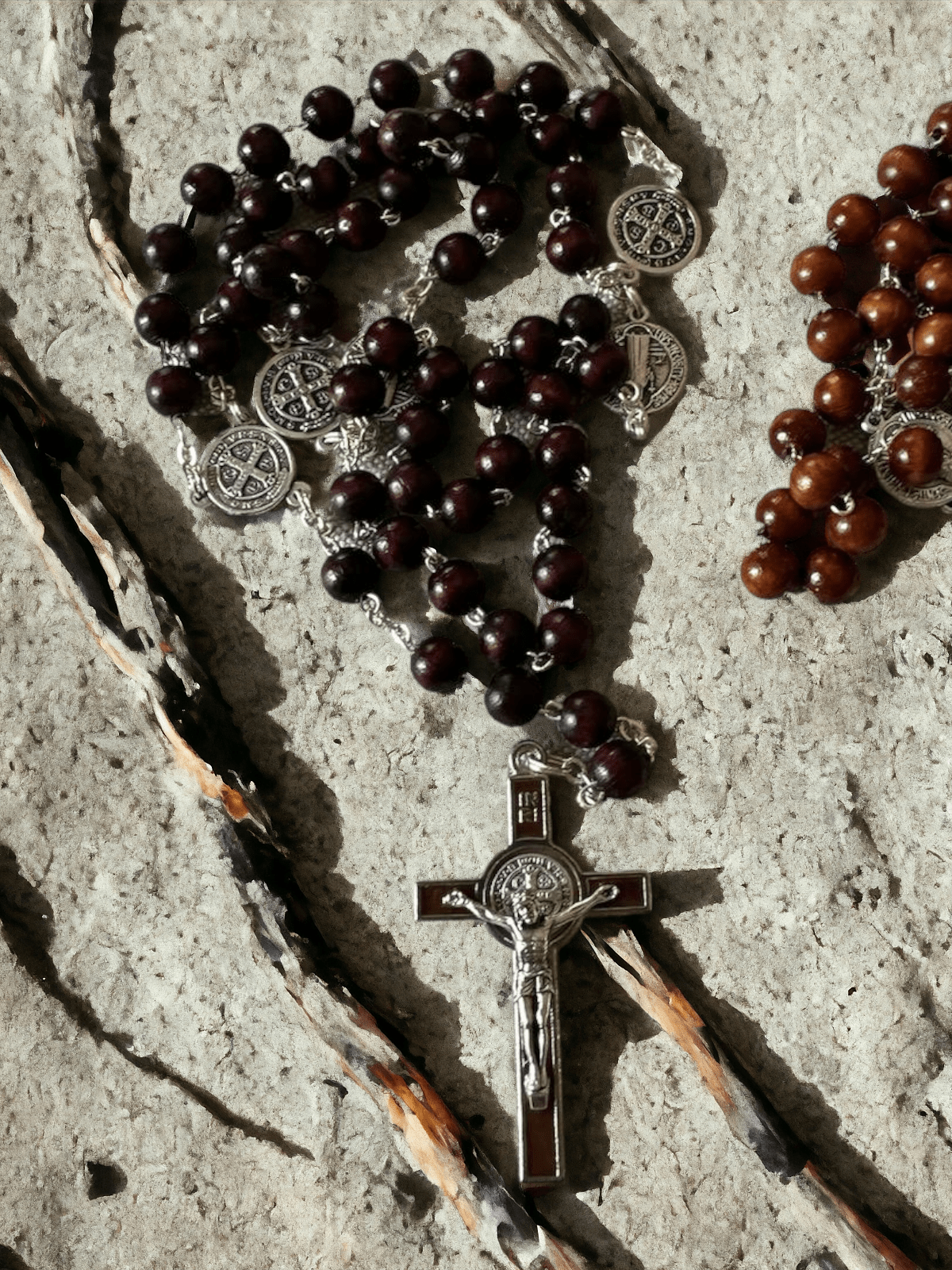Catholically Holy Water Sacred Protection Bundle: Blessed Rosary & Exorcism Essentials Set