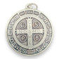 Catholically St Benedict Medal Saint Benedict 1" 1/2 Medal   Catholic Exorcism  Blessed By Pope
