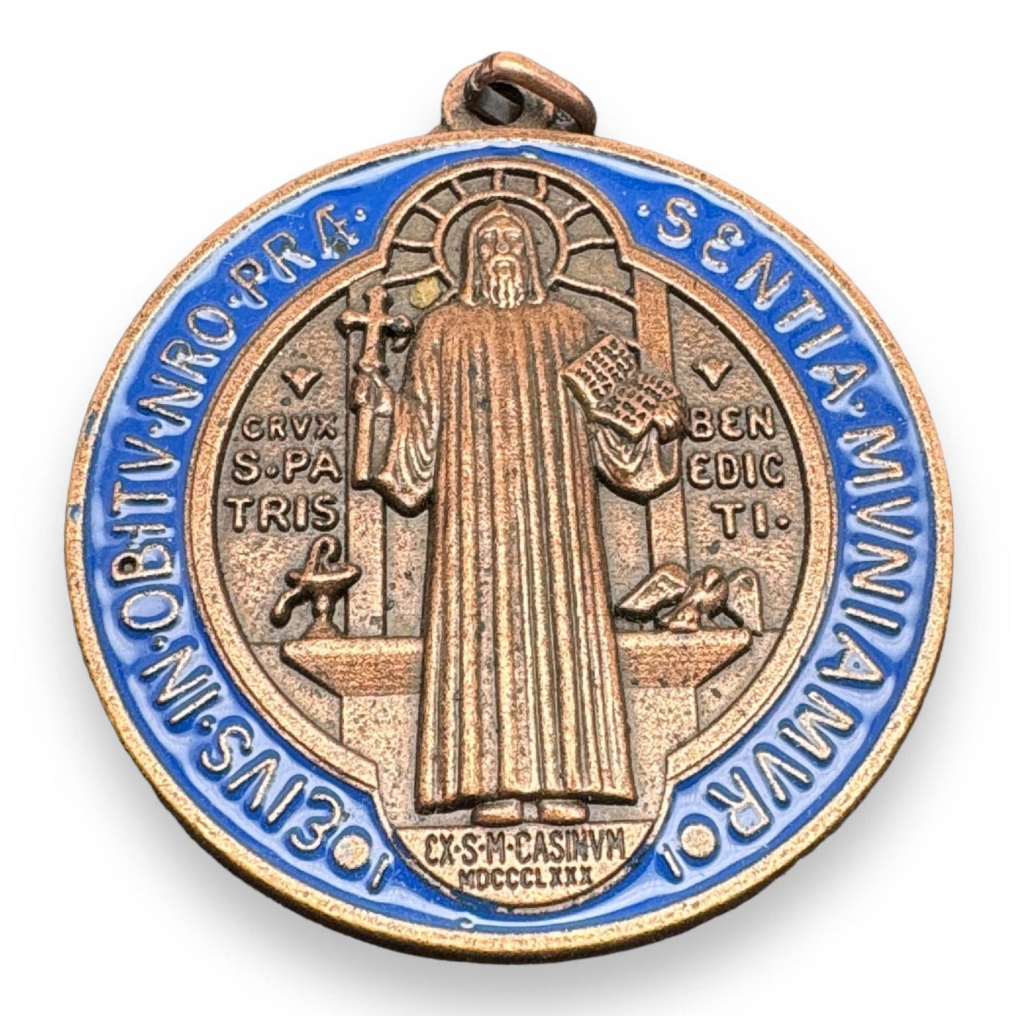 Catholically St Benedict Medal Saint Benedict 1" 1/2 Medal - Exorcism - Medalla de San Benito - Blessed By Pope
