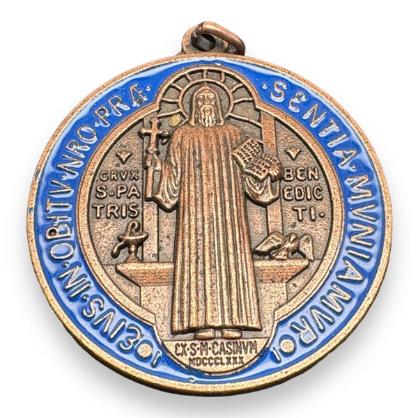 Saint Benedict 2 Medal Exorcism Medalla De San Benito Blessed By Pope