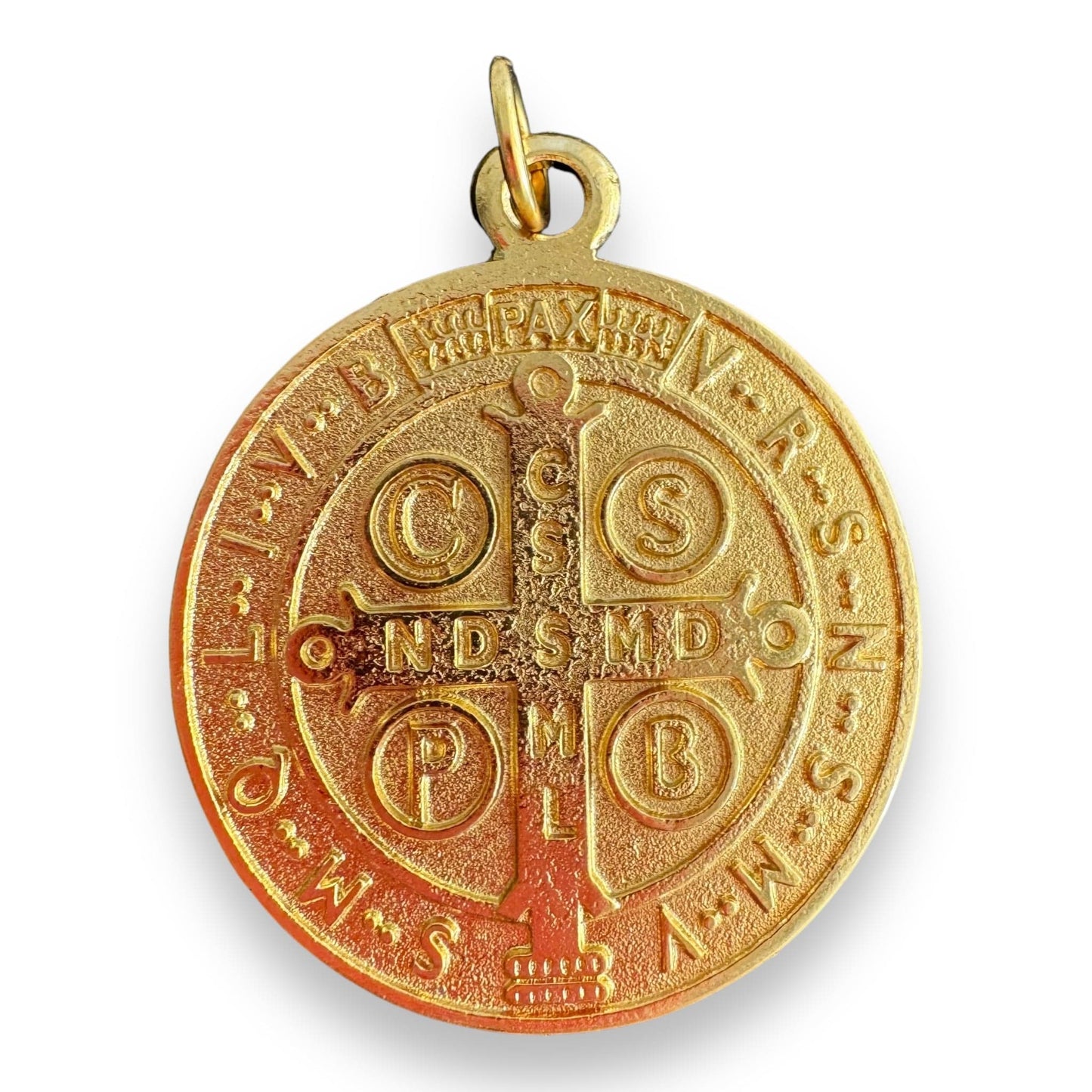 Catholically St Benedict Medal Saint Benedict 1" 3/4 Medal Exorcism Medalla De San Benito Blessed By Pope