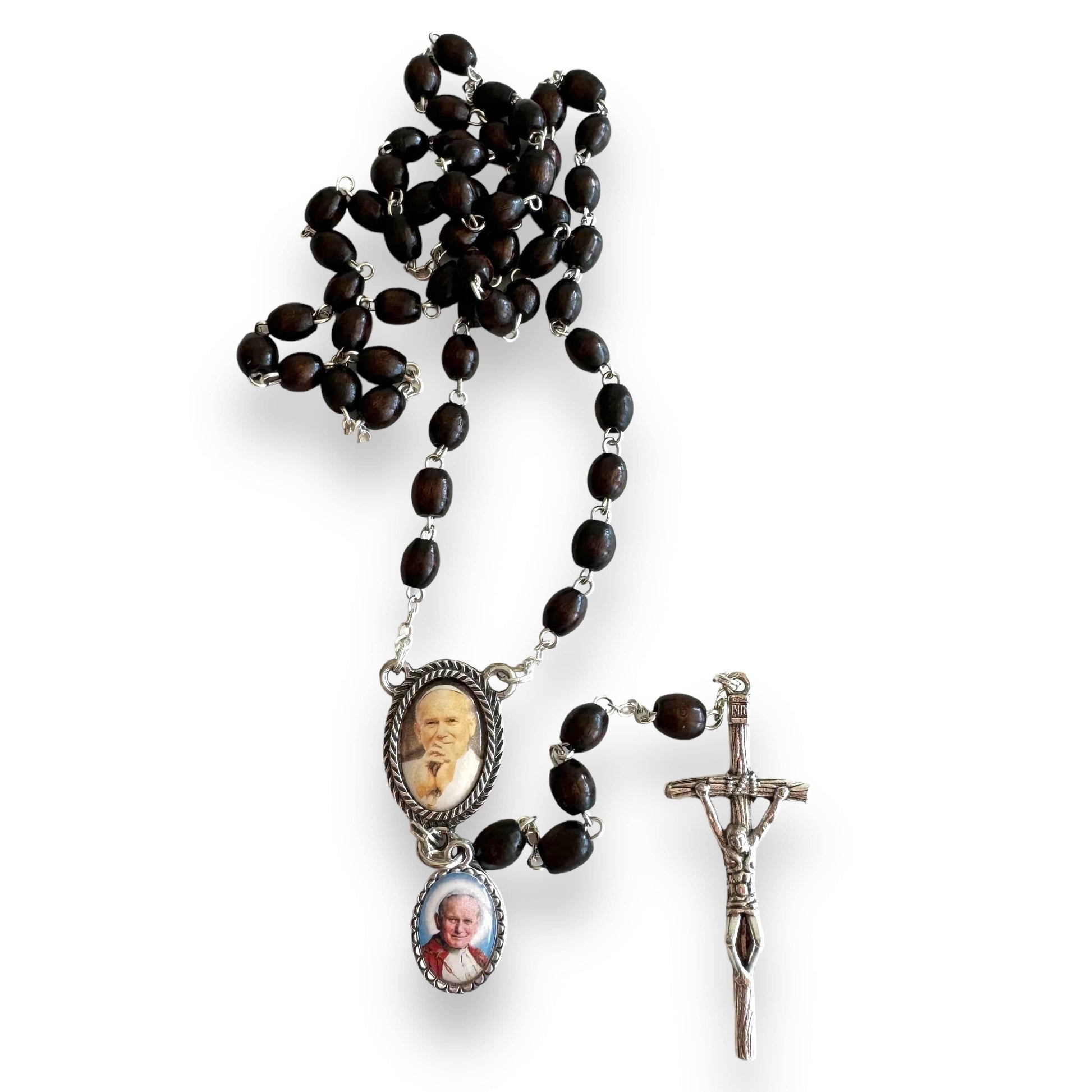 Catholically Rosaries Saint JPII - St.John Paul II  - Canonization Rosary + Relic Medal