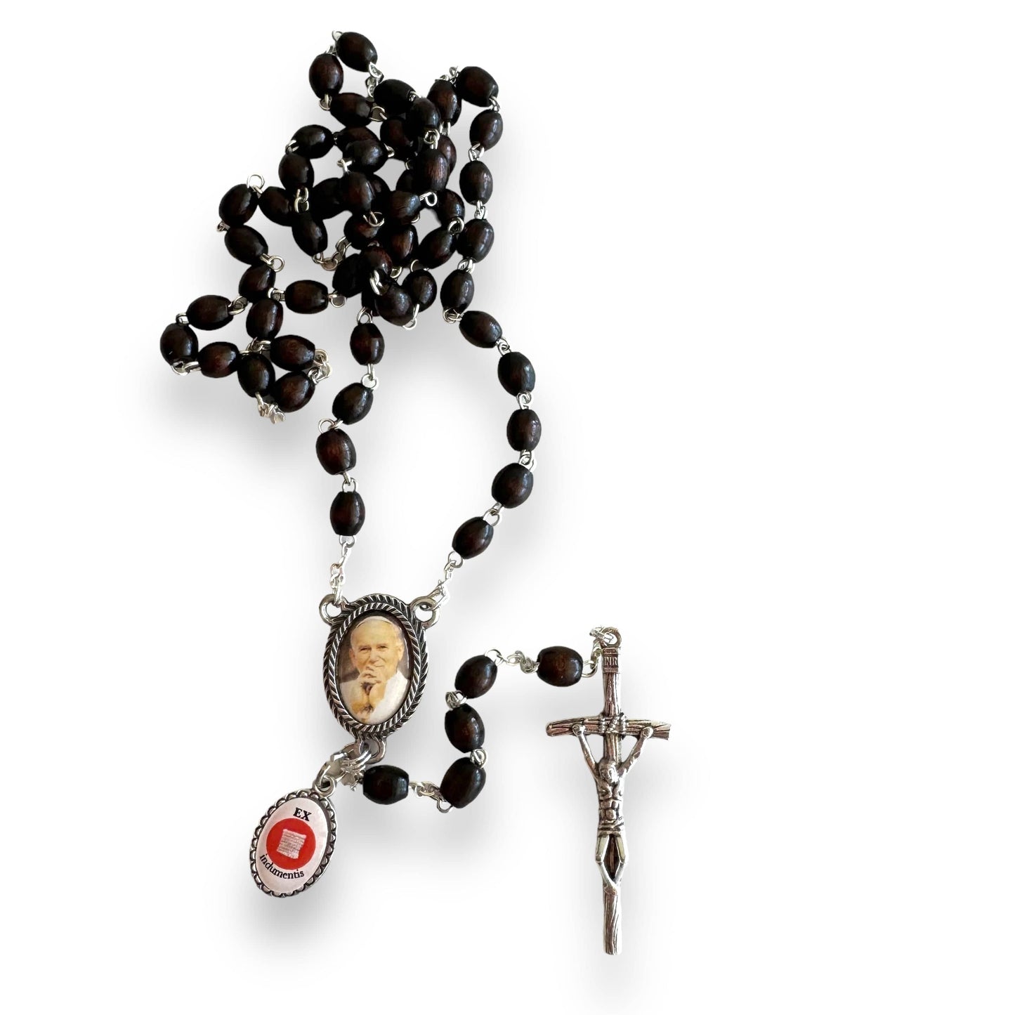 Catholically Rosaries Saint JPII - St.John Paul II  - Canonization Rosary + Relic Medal