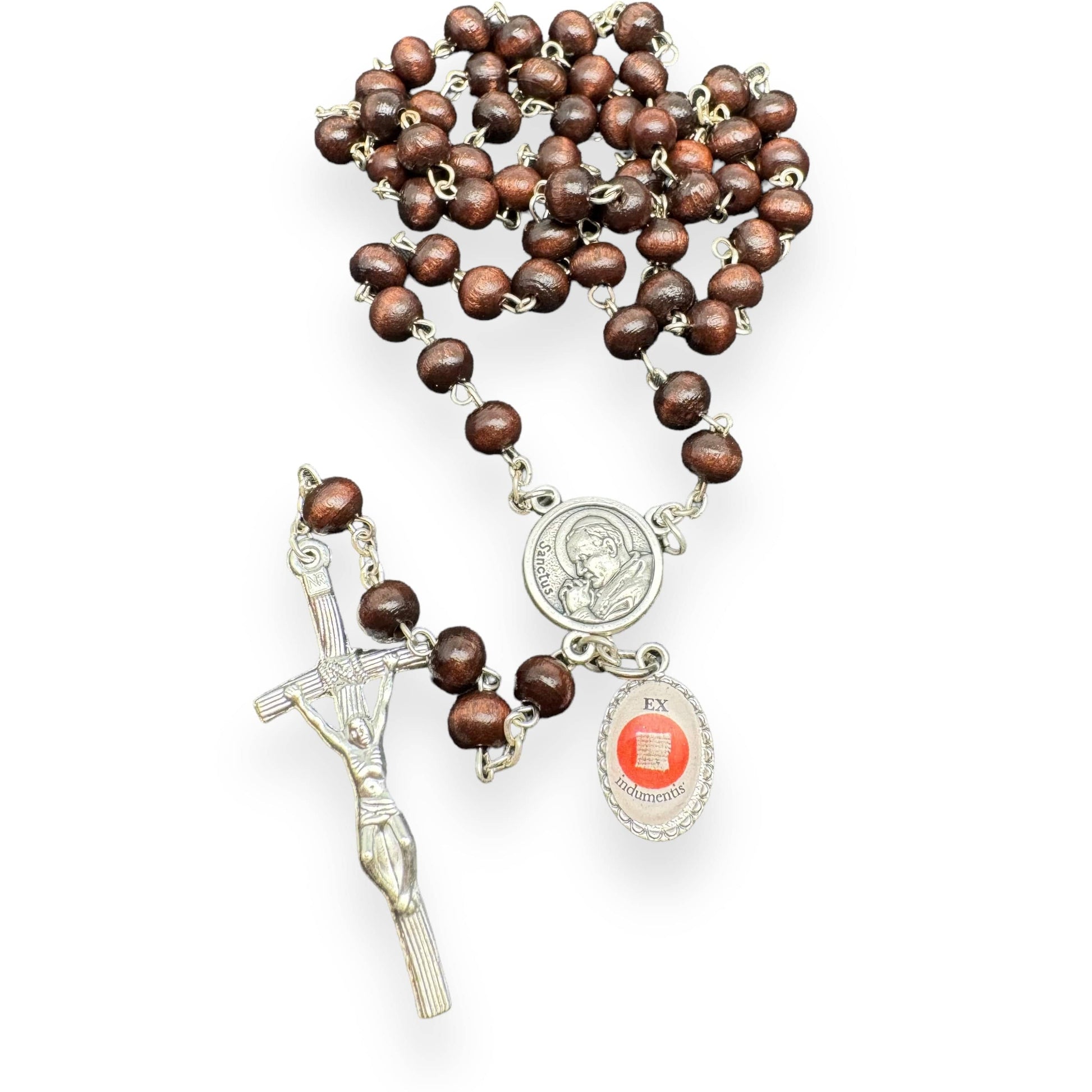 Catholically Rosaries Saint JPII - St. John Paul II Pope Canonization Rosary + Medal w/ free relic