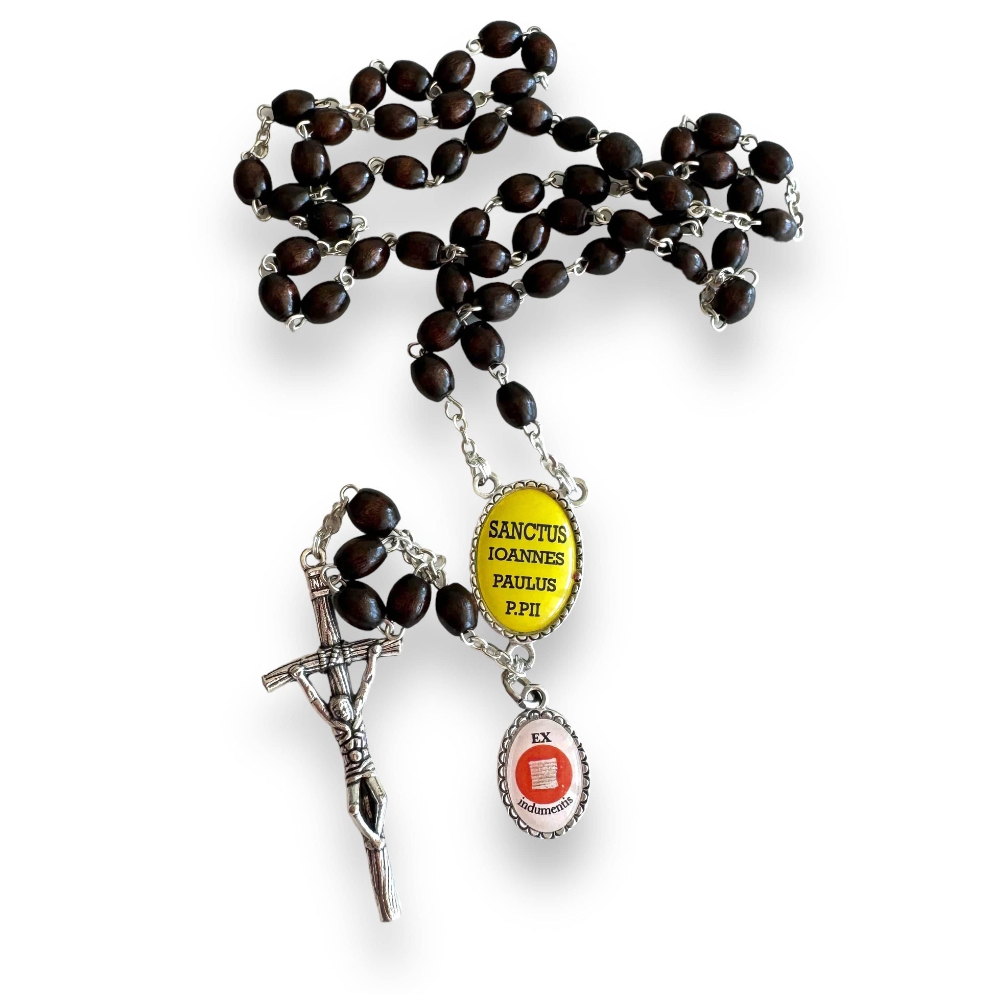 Catholically Rosaries Saint JPII -St.John Paul II Pope- Canonization Rosary + Medal w/ Free Relic