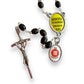 Catholically Rosaries Dark Saint JPII -St.John Paul II Pope- Canonization Rosary + Medal w/ Free Relic