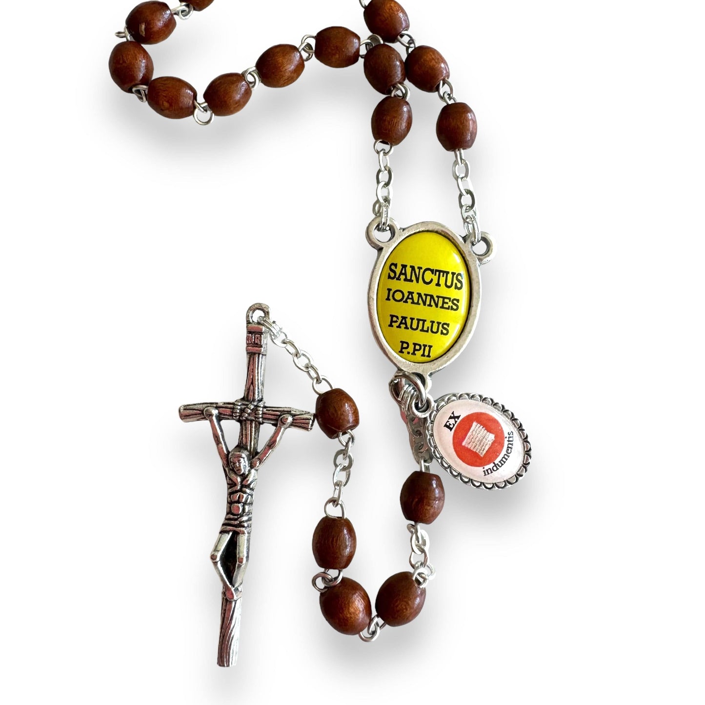 Catholically Rosaries Light Saint JPII -St.John Paul II Pope- Canonization Rosary + Medal w/ Free Relic