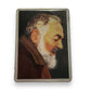 Catholically Holy Card Saint Padre Pio Prayer Holy Card w/ Free Relic Ex-Indumentis - St. Father Pio
