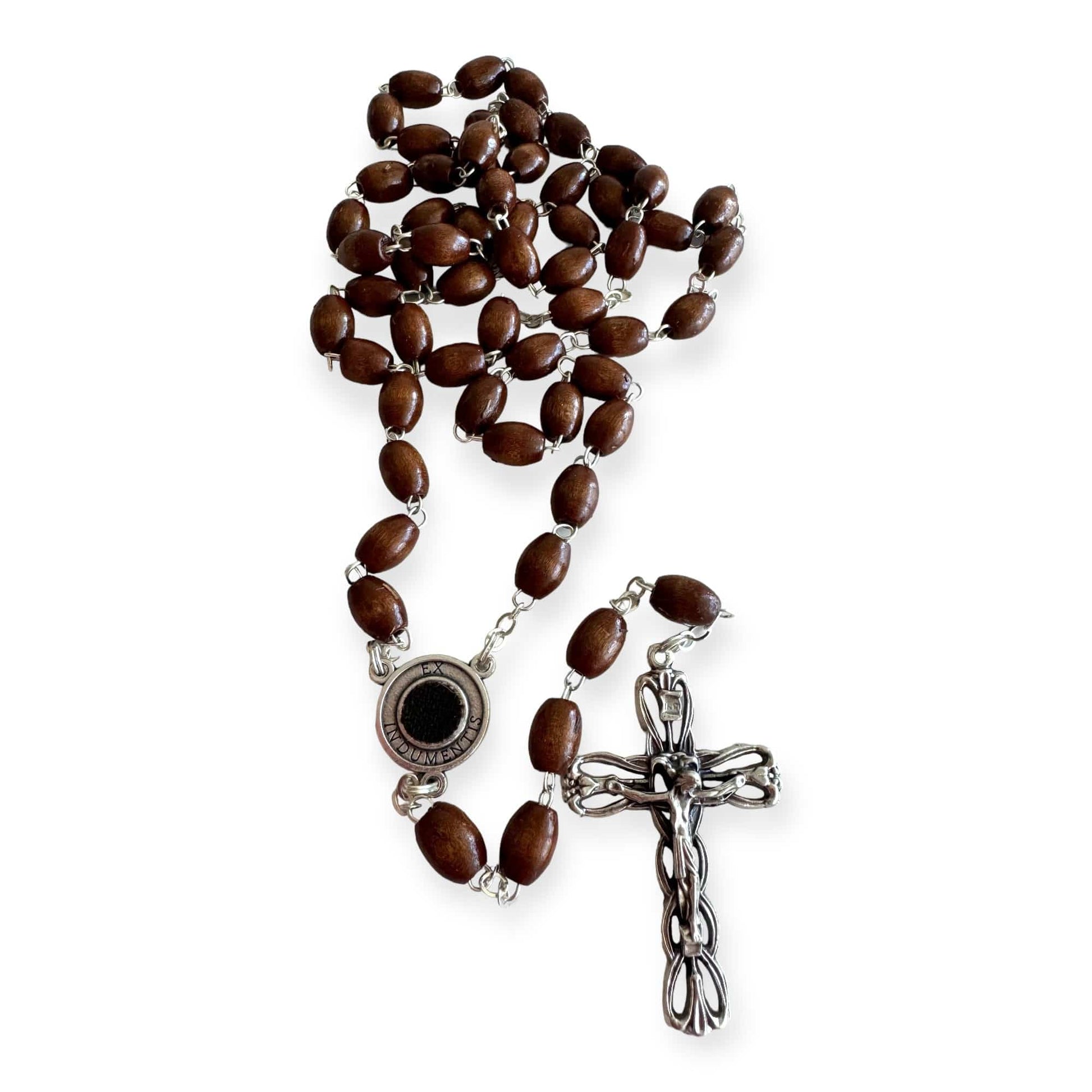 Catholically Rosaries Saint Padre Pio Rosary Blessed By Pope W/ 2Nd Class Relic - St. Father Pio