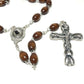 Catholically Rosaries Saint Padre Pio Rosary Blessed By Pope w/ 2nd Class Relic - St. Father Pio