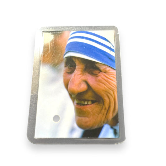 Catholically Holy Card Saint St. Mother Teresa Of Calcutta 2nd Class Relic - Holy Card Madre Teresa