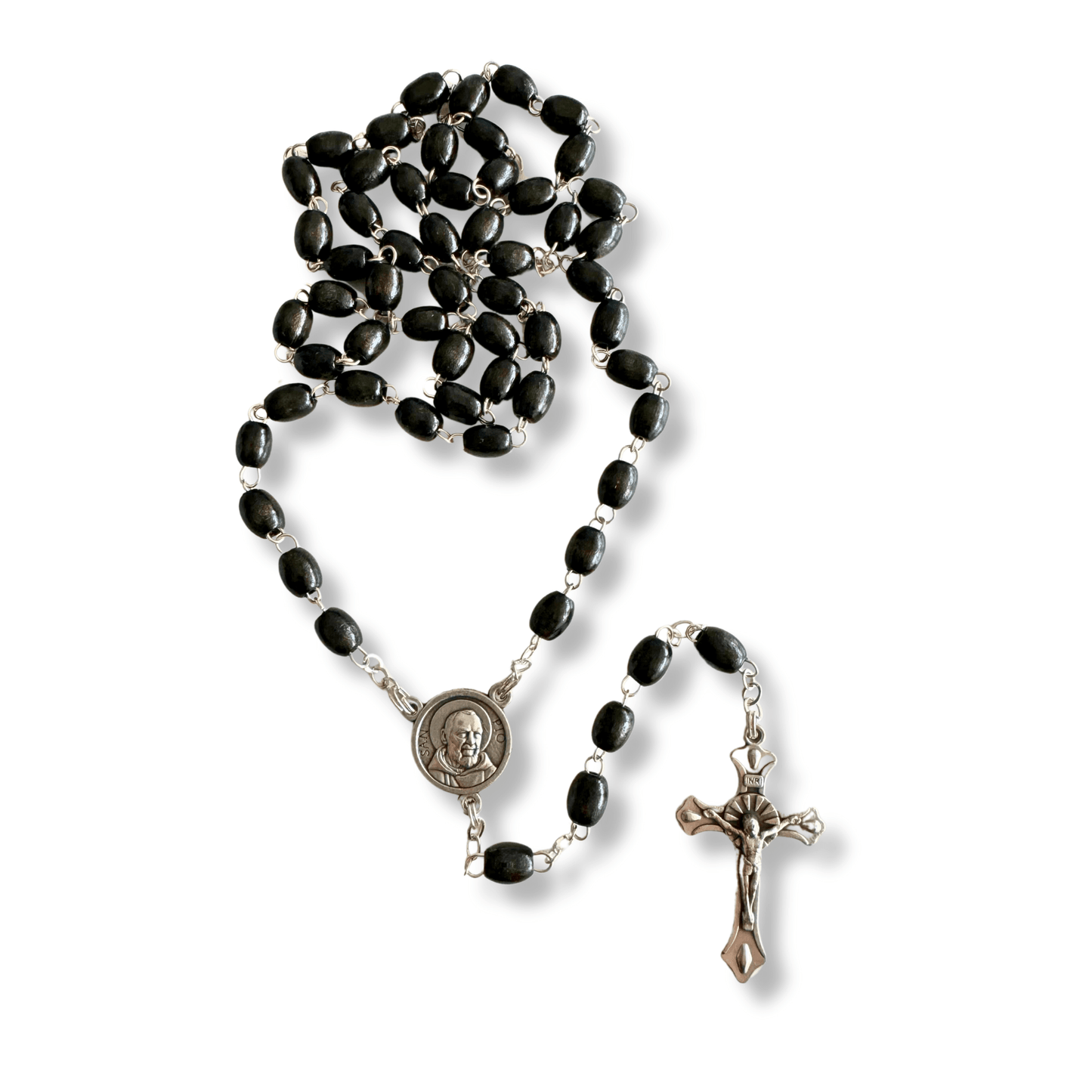 Catholically Rosaries San Padre Pio Rosary Blessed By Pope Benedict 2nd Class Relic -St. Father Pio
