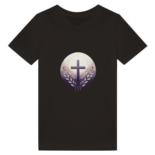 Catholically Print Material XS Season of Renewal - Lenten Faith Hoodie - Catholic - Organic Kids Crewneck T-shirt