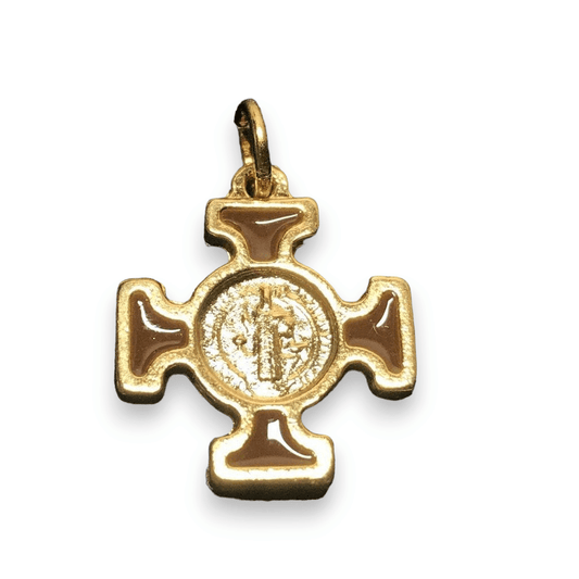 Catholically Crucifix St. Benedict Celtic Cross - Medal Blessed By Pope Francis - Pendant