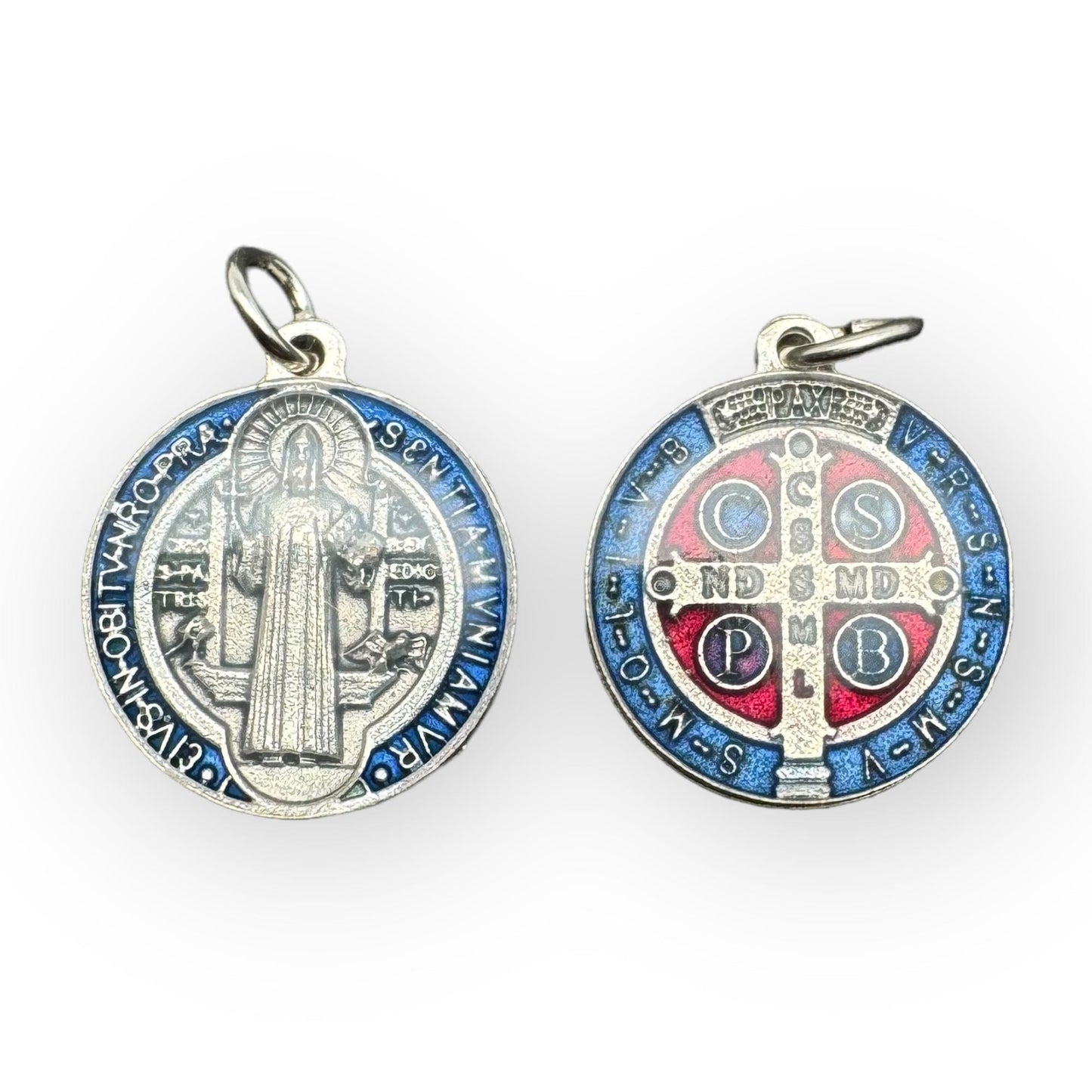 Catholically St Benedict Medal St. Benedict Enamel 3/4" - Medal Catholic Exorcism - Blessed By Pope