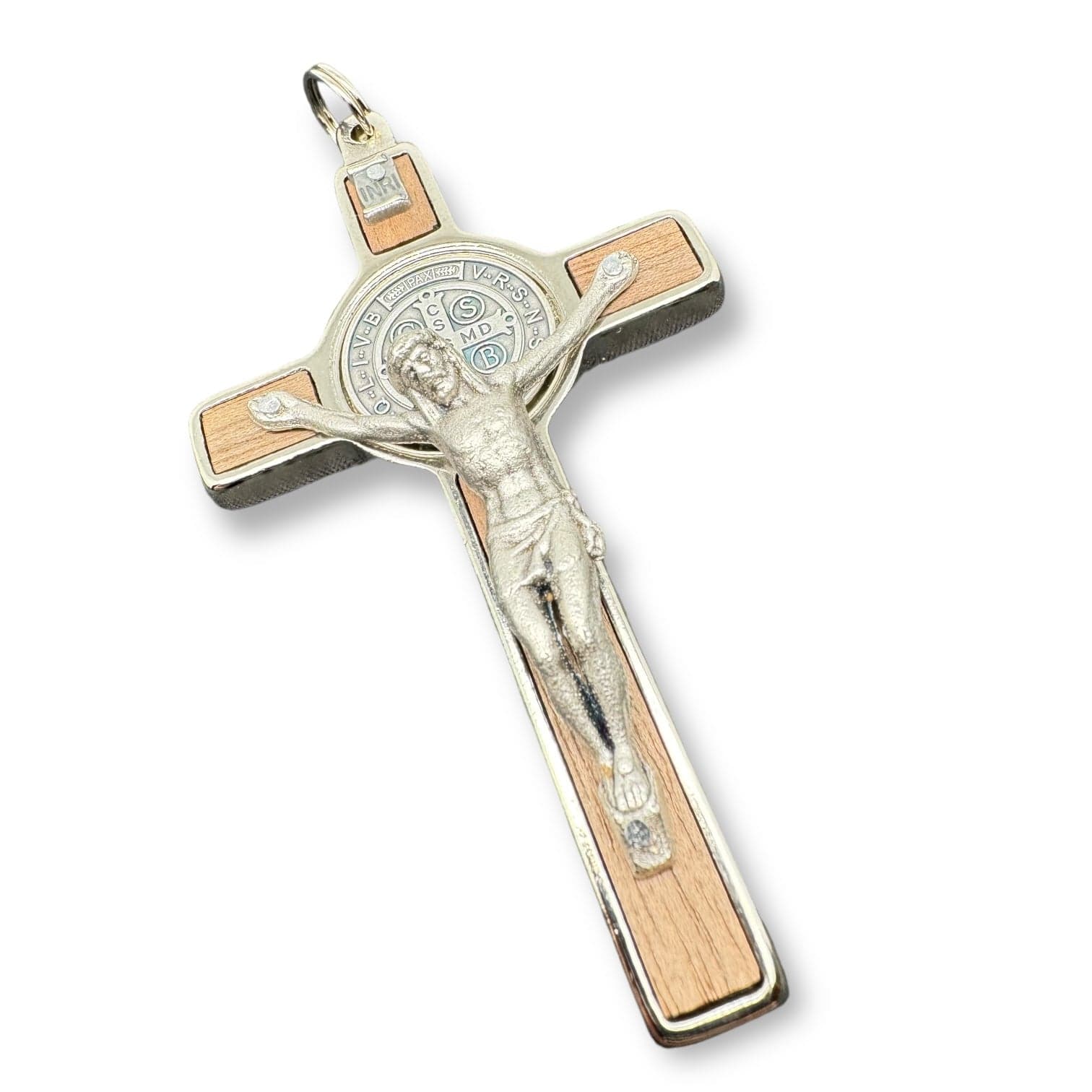 Catholically St Benedict Cross St. Benedict High Quality 3" Wood Crucifix - Exorcism - Cross - Blessed