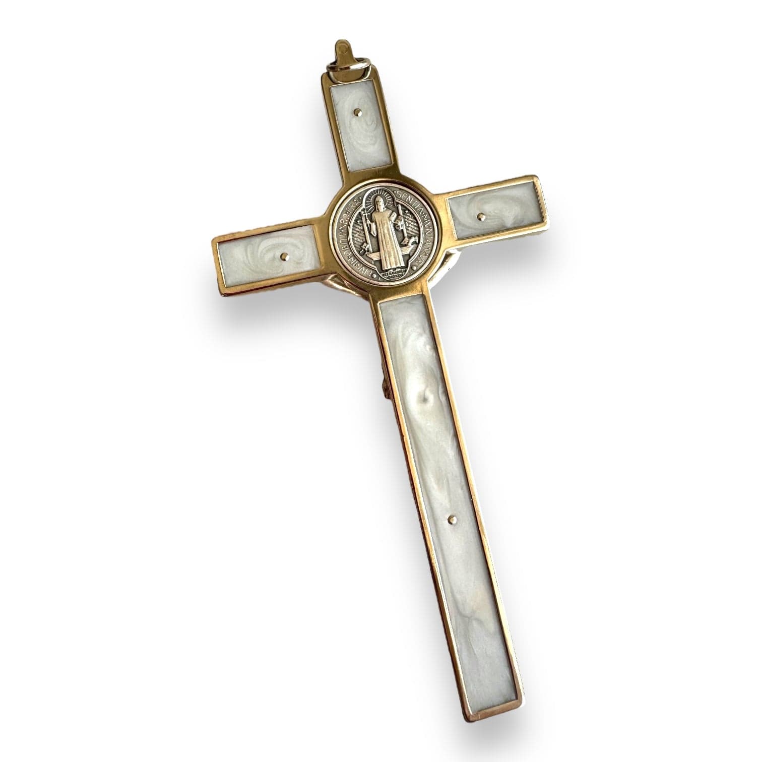 Catholically St Benedict Cross St. Benedict High Quality 6" Glow in the dark Crucifix - Exorcism