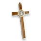 Catholically St Benedict Cross St. Benedict High Quality 6" Honey Wood Crucifix - Exorcism - Pectoral Cross