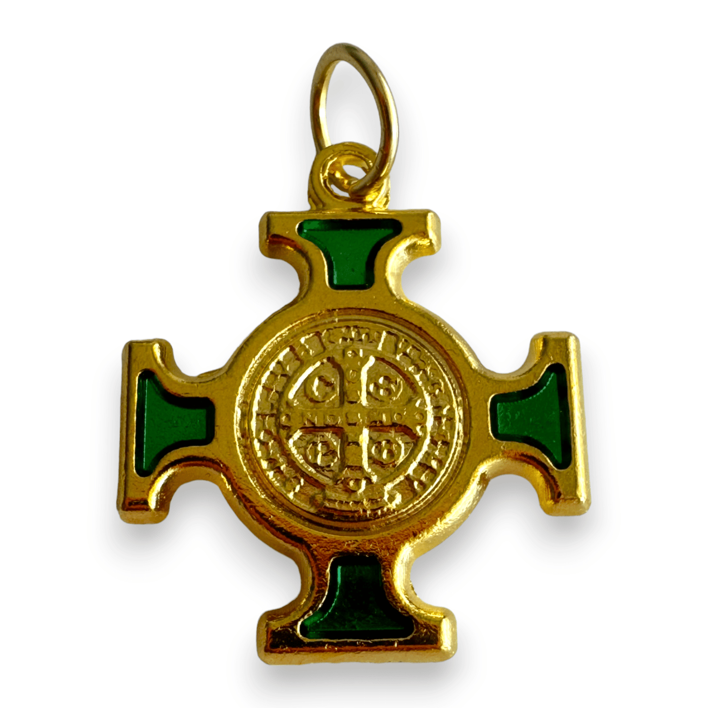 Catholically Crucifix St. Benedict  Medal - Celtic Cross Blessed By Pope Francis - Pendant - San Benito