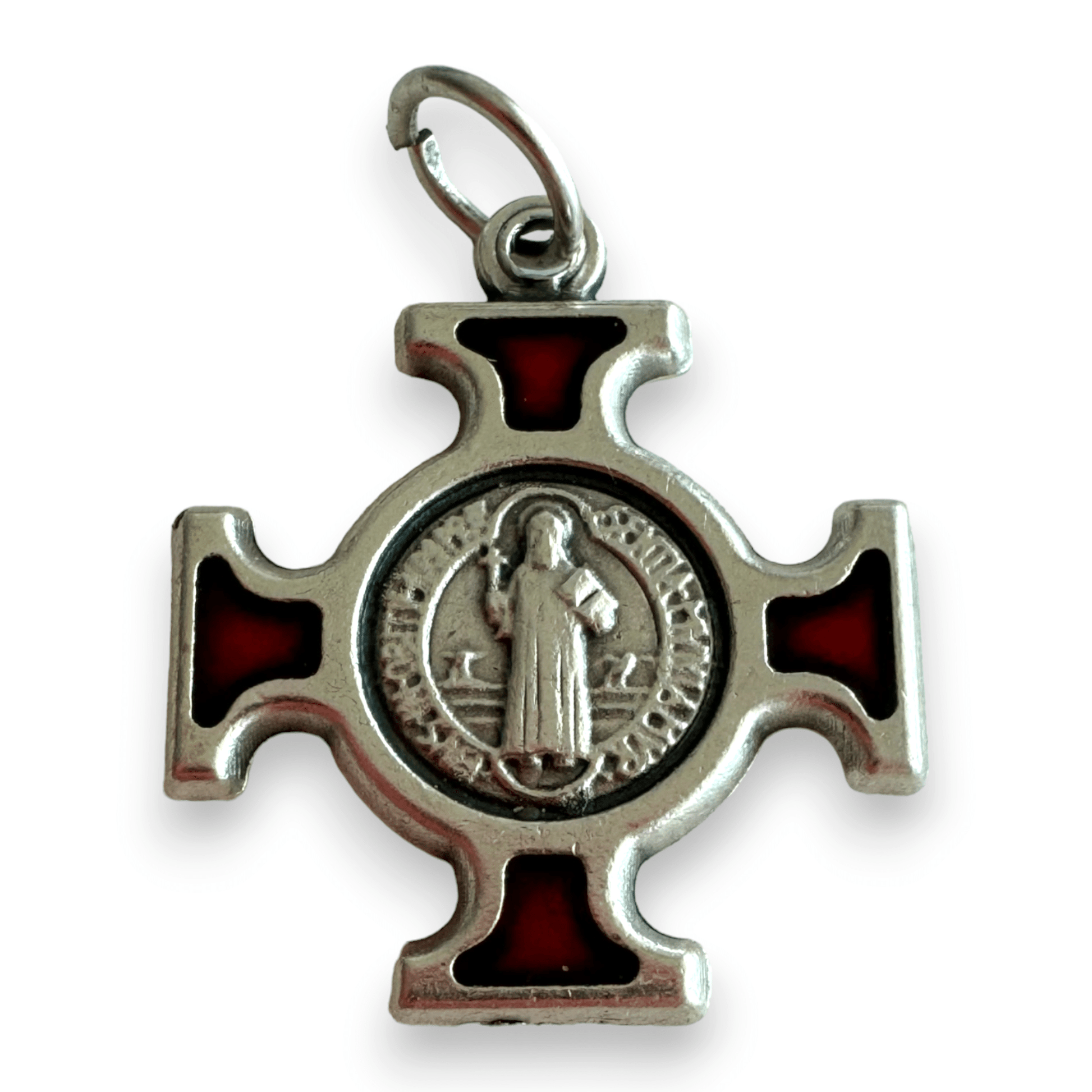 Catholically Crucifix St. Benedict  Medal - Cross Blessed By Pope Francis - Pendant - San Benito Hq