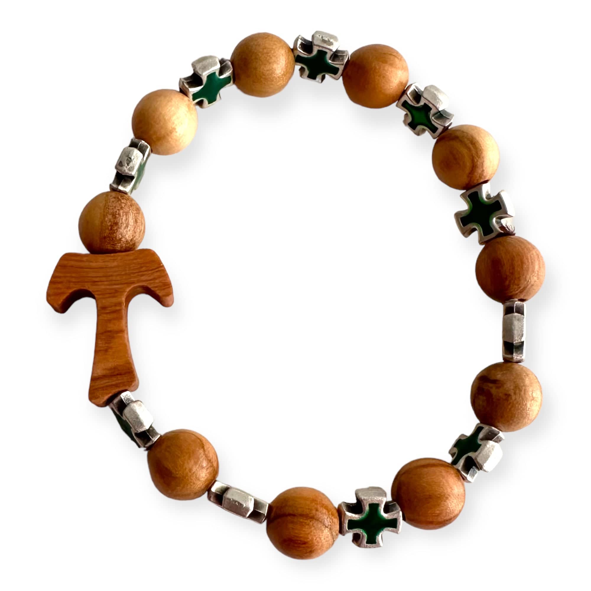 Amazon.com: MedjugorjeStoneGifts Adjustable Cross Bracelet for Men Catholic  Gift for Him St Benedict Sideways Cross: Clothing, Shoes & Jewelry