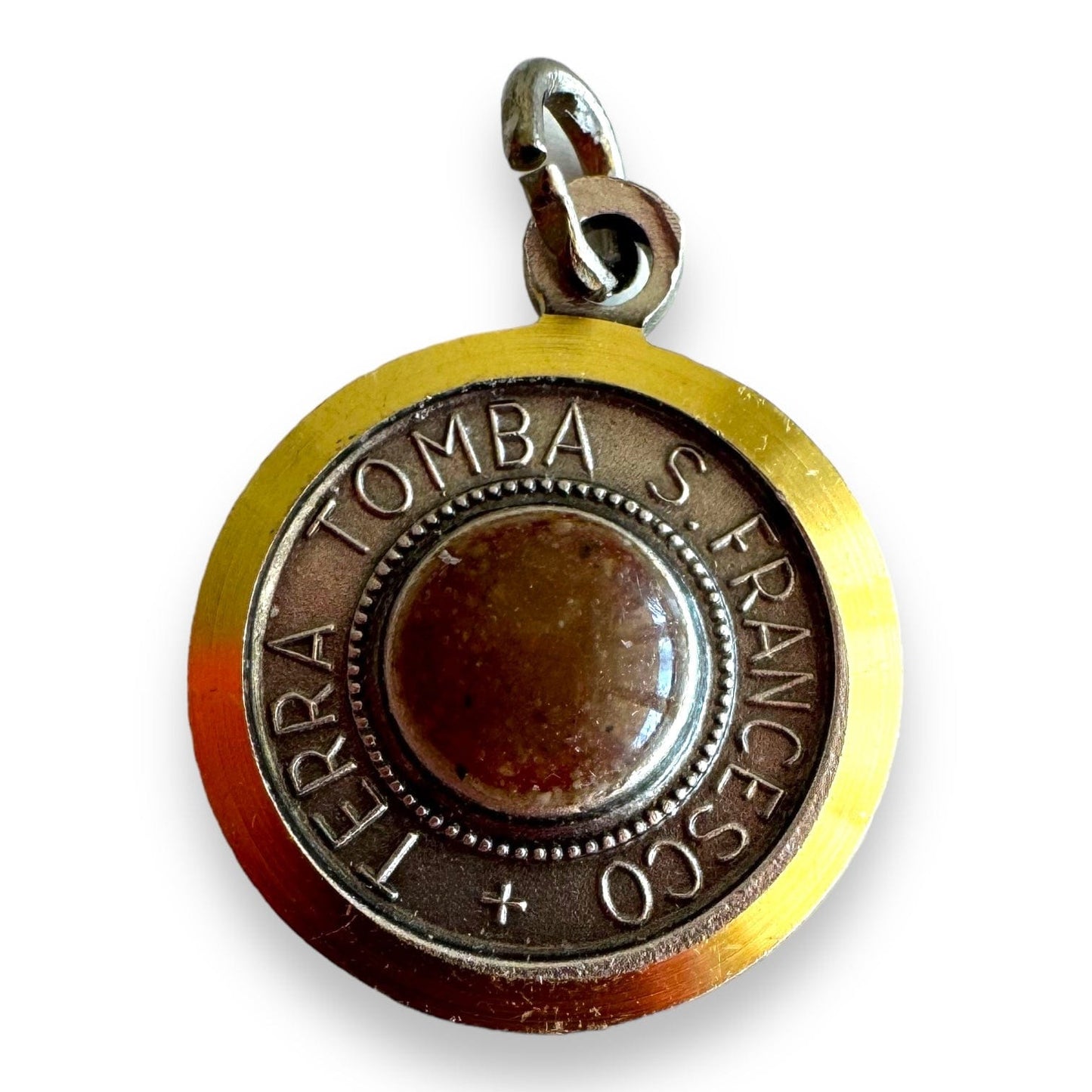 Catholically Patron Saint Medal St. Francis Assisi Relic Medal Franciscan Pendant Charm Medalla Medallion