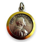 Catholically Patron Saint Medal St. Francis Assisi Relic Medal Franciscan Pendant Charm Medalla Medallion