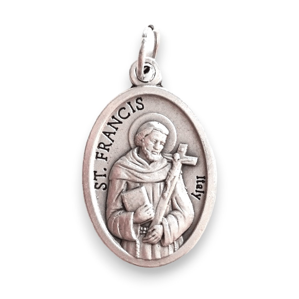 Catholically Medal St. Francis Medal - Blessed By Pope Francis - Catholic Pendant