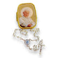 Catholically Rosaries St. John Paul II Rosary with Pearl-Like Beads in Keepsake Box