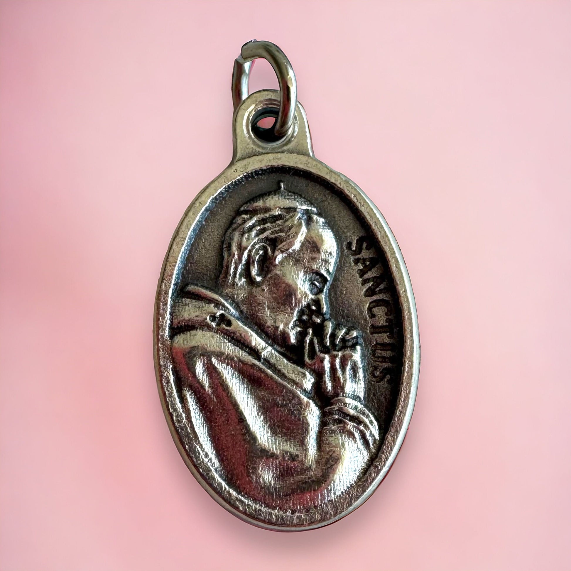 Catholically Patron Saint Medal St. JPII John Paul II Relic Medal - Catholic Charm - Ex-Indumentis