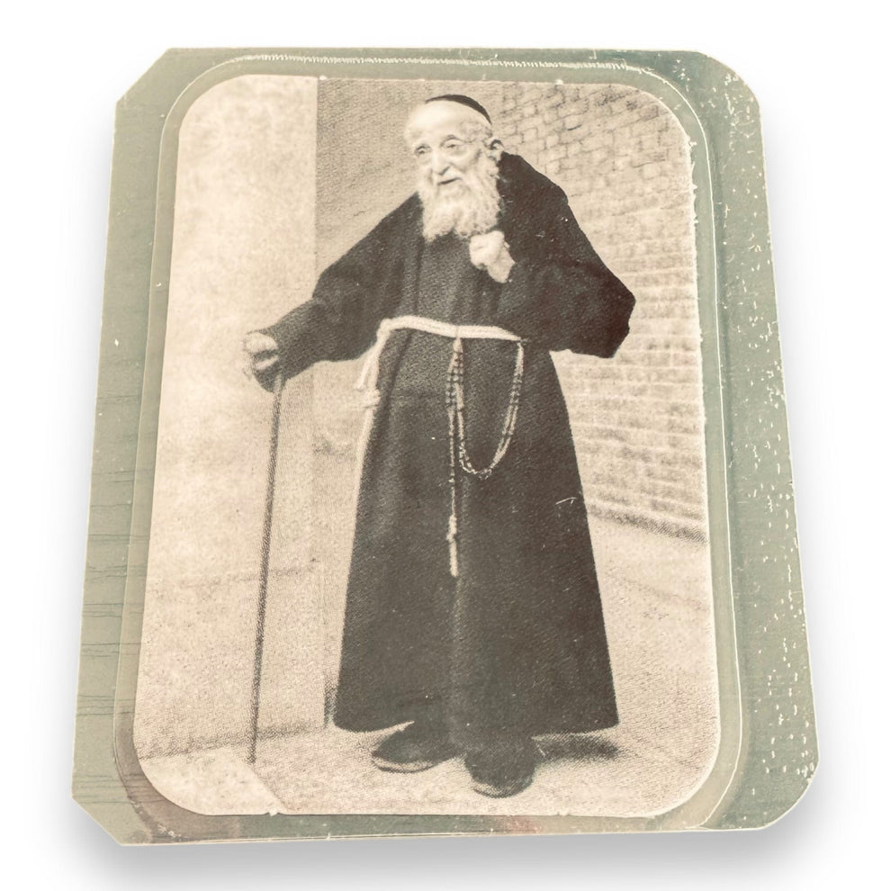 St. Leopold Mandic Holy Card wit relic ex-indumentis – Catholically