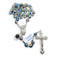 Catholically Rosaries St. Padre Pio Blue Relic Rosary Blessed By Pope