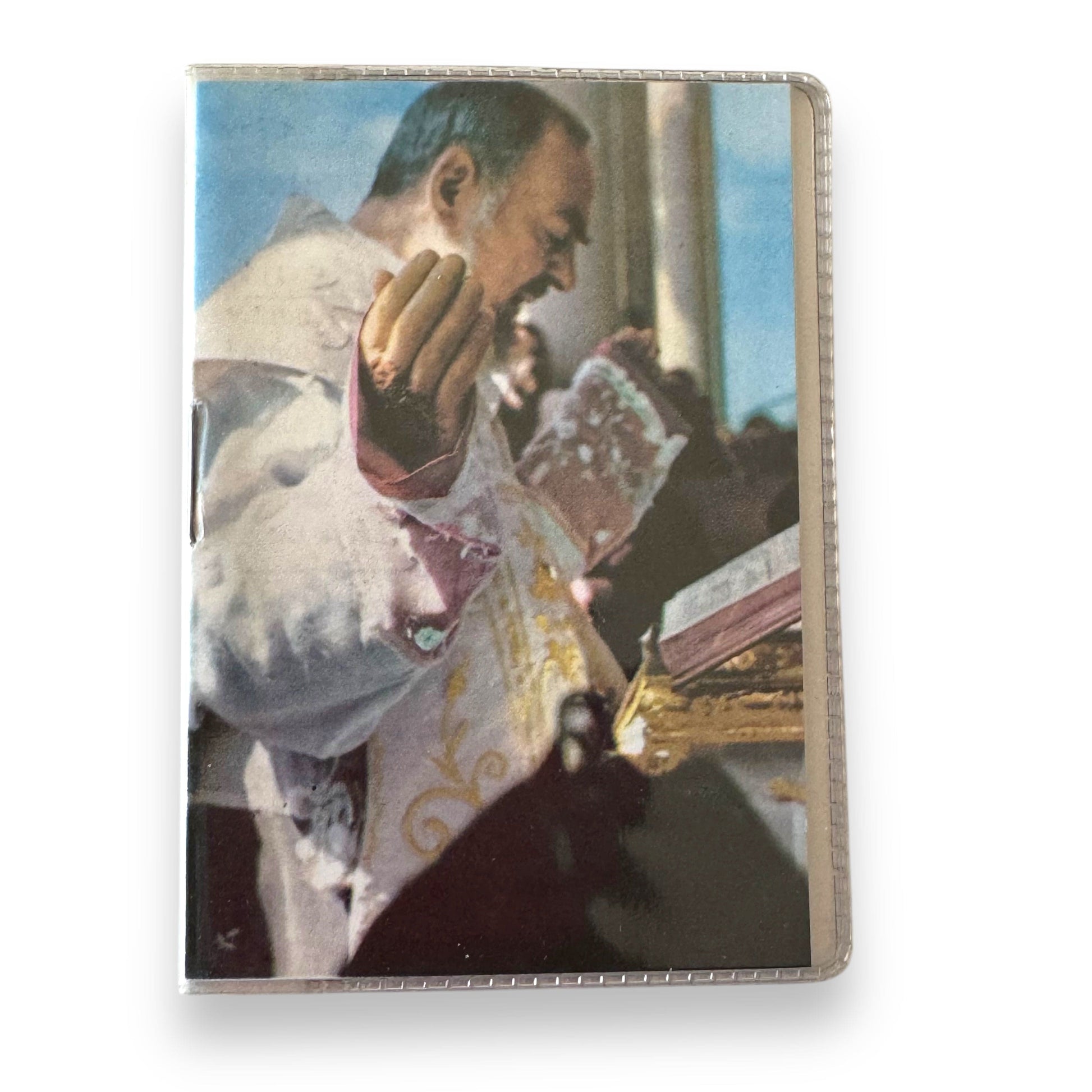 Catholically Holy Card St.Padre Pio Holy Card W/ 2nd Class Relic  Saint Father Pio Ex-Indumentis