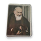 Catholically Holy Card St. Padre Pio Laminated Holy Card With 2nd Class Relic  St. Father Pio