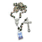 Catholically Rosaries St. Padre Pio Relic Black Cloisonne Rosary  - Blessed By Pope Francis