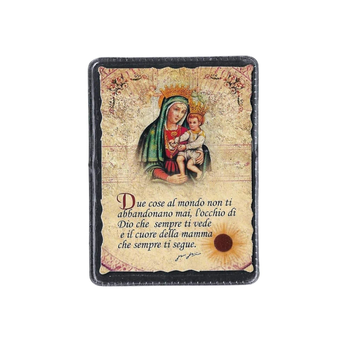 Catholically Holy Card St. Padre Pio Vintage Holy Card - Relic Of St. Father Pio Of Pietrelecina