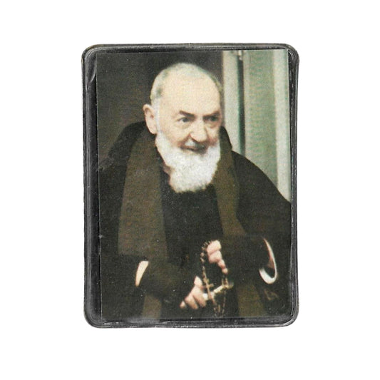 Catholically Holy Card St. Padre Pio Vintage Holy Card - Relic of St. Father Pio Of Pietrelecina