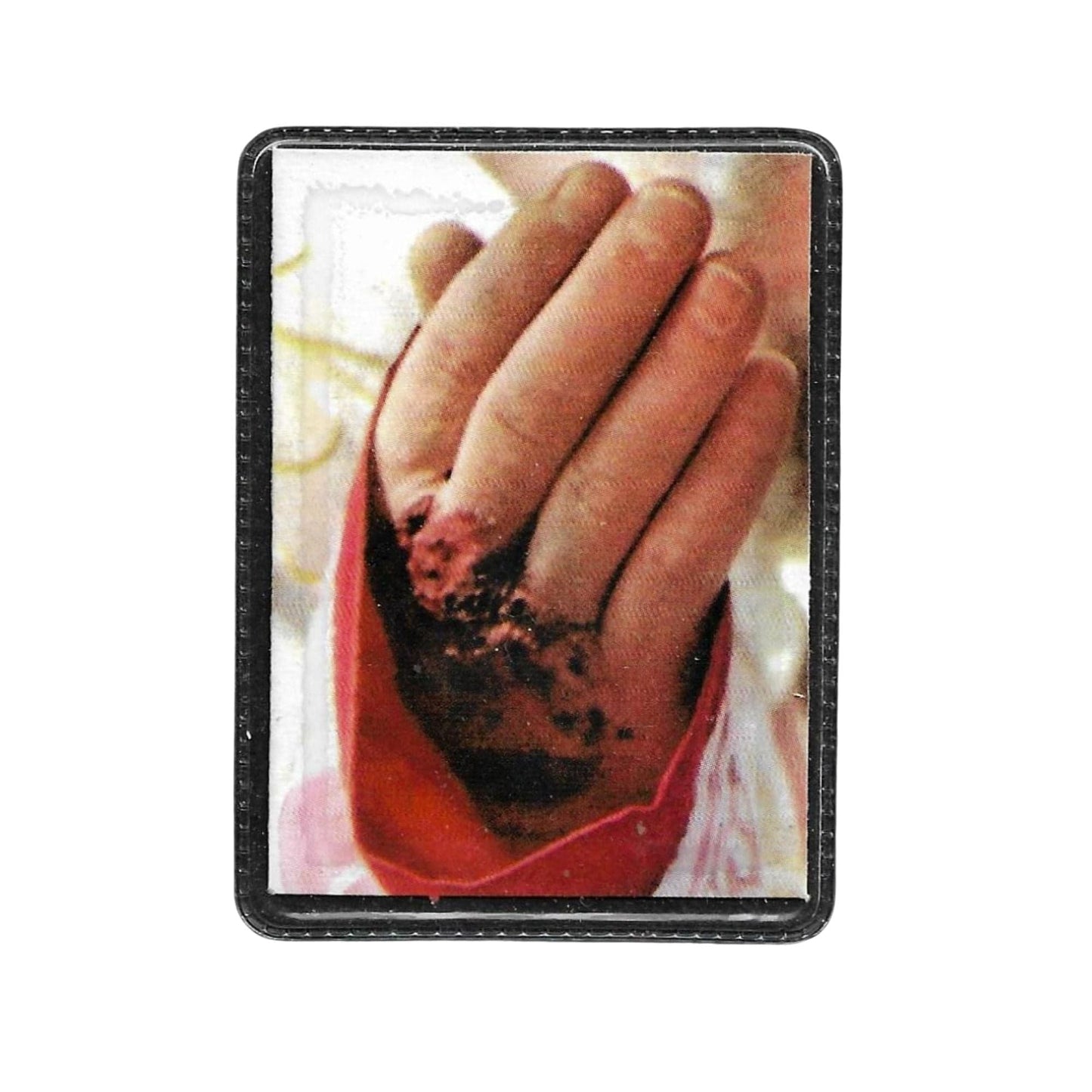 Catholically Holy Card St. Padre Pio  Vintage Holy Card with 2nd Class Free Relic  Father Pio Badge