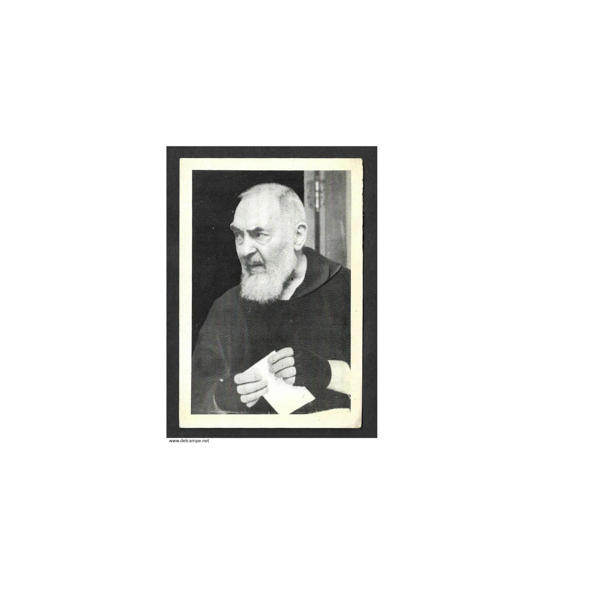 Father Pinon St. Padre Pio Vintage Photo Holy Card | Saint Father Pio Picture ...