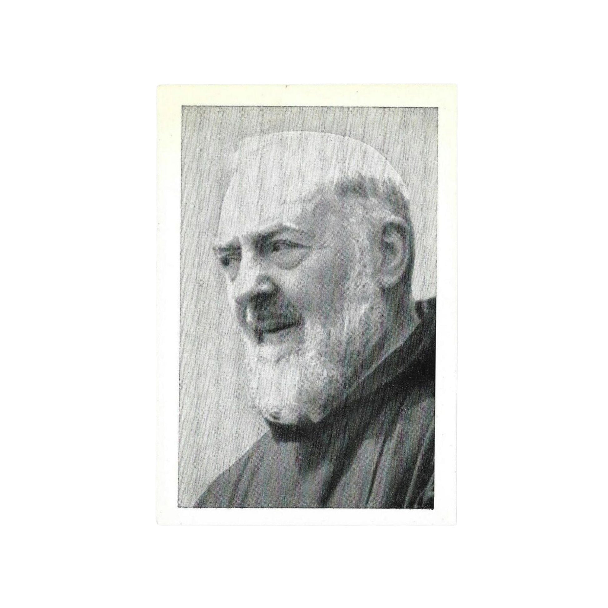 Catholically Holy Card St. Padre Pio - Vintage Photo - Saint Father Pio Picture