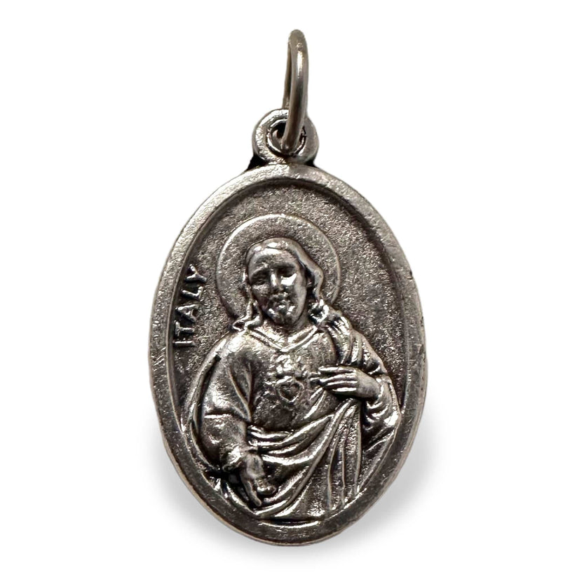 Saint Rita Of Cascia Silver Oxidized Medal Lost & Impossible Causes ...