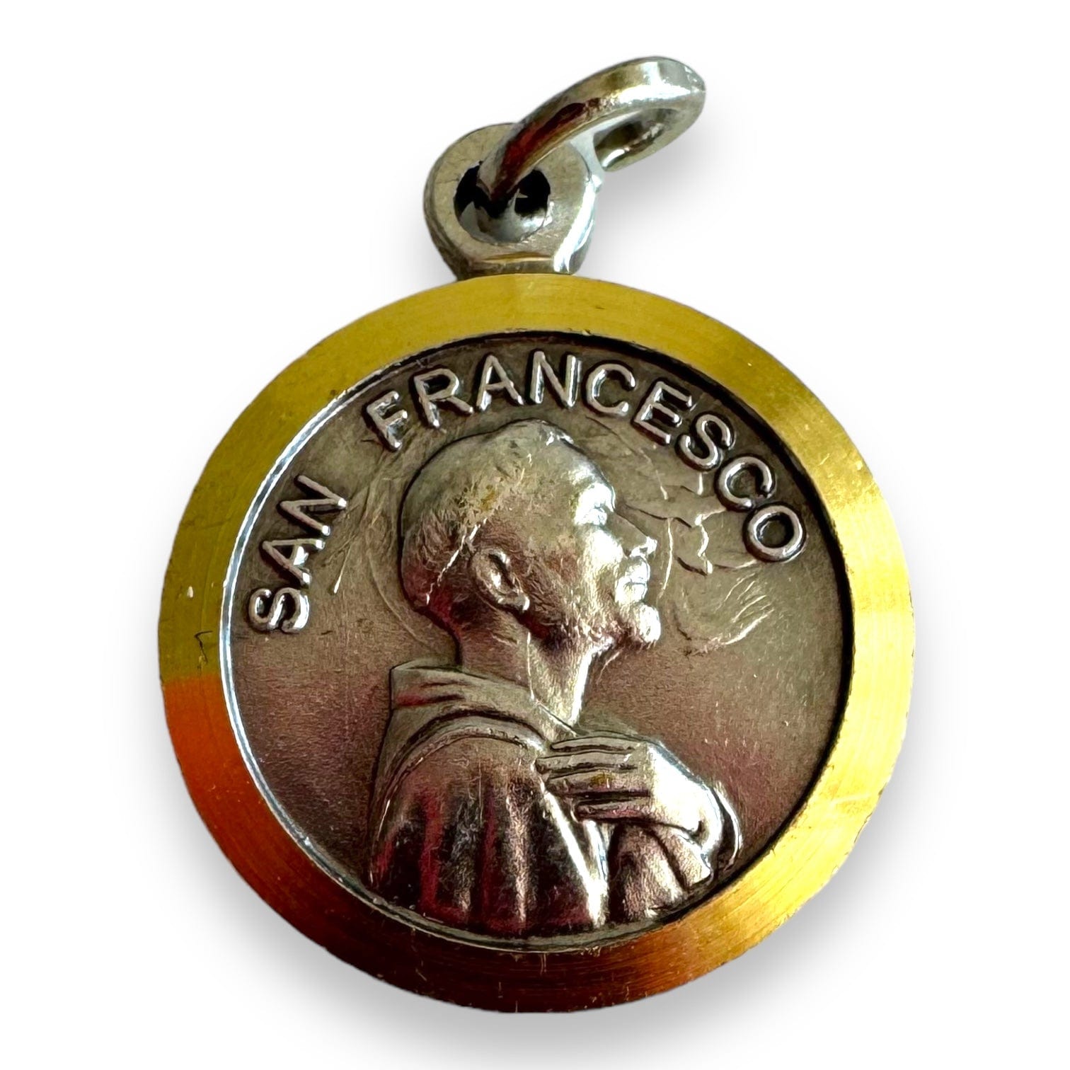 Catholically Medal St. Saint Francis of Assisi Medal - Franciscan Pendant Blessed By Pope