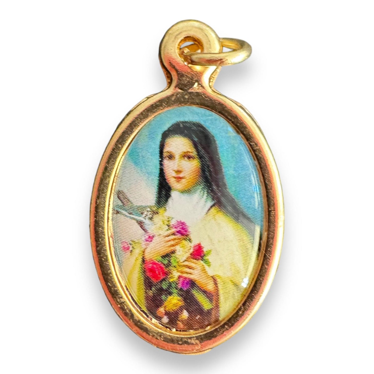 Catholically Medal St. Therese of Lisieux - Catholic Holy Medal - Religious Pendant - Blessed