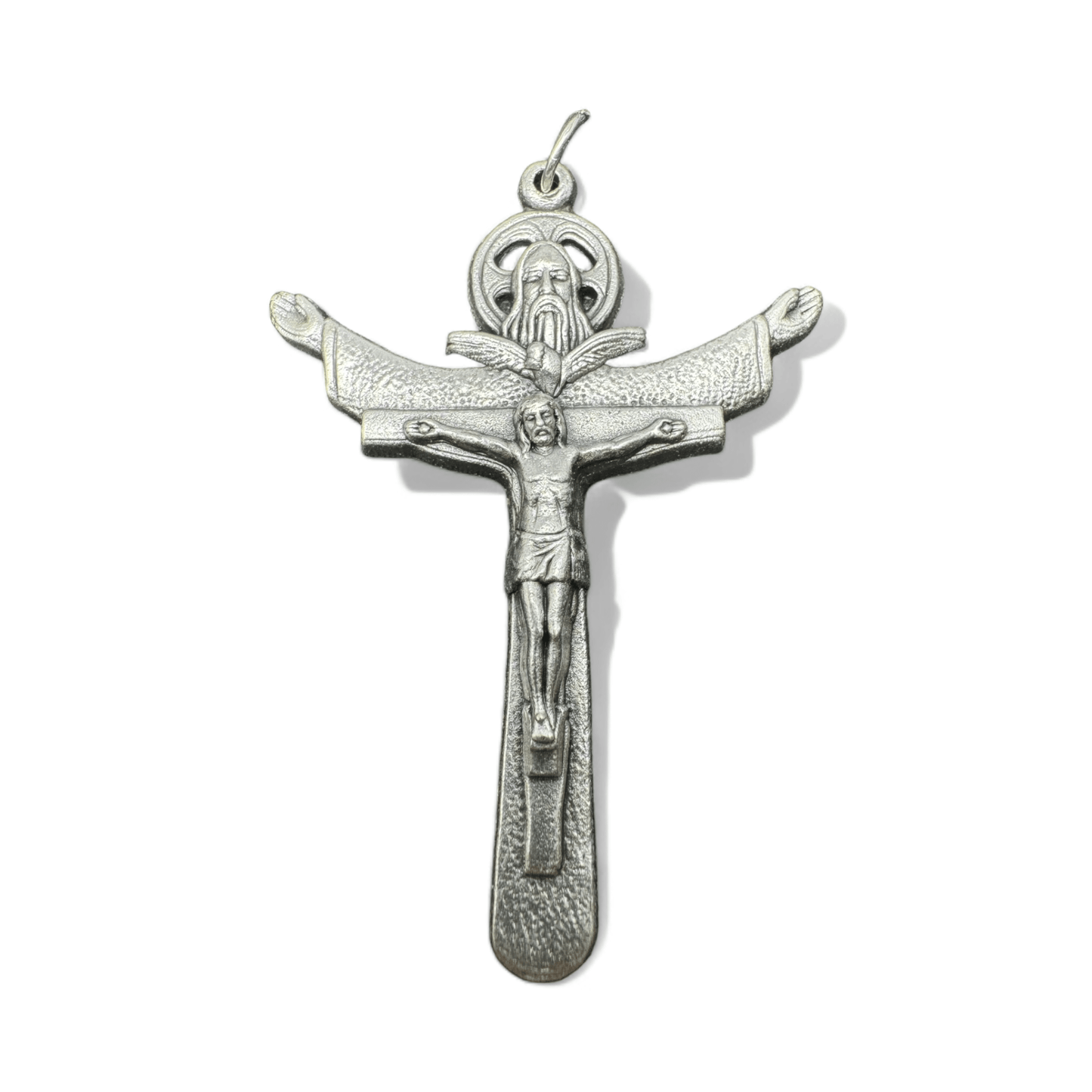 Catholically Crucifix The Tertium Millennium Holy Trinity Cross Crucifix Blessed By Pope - Pendant