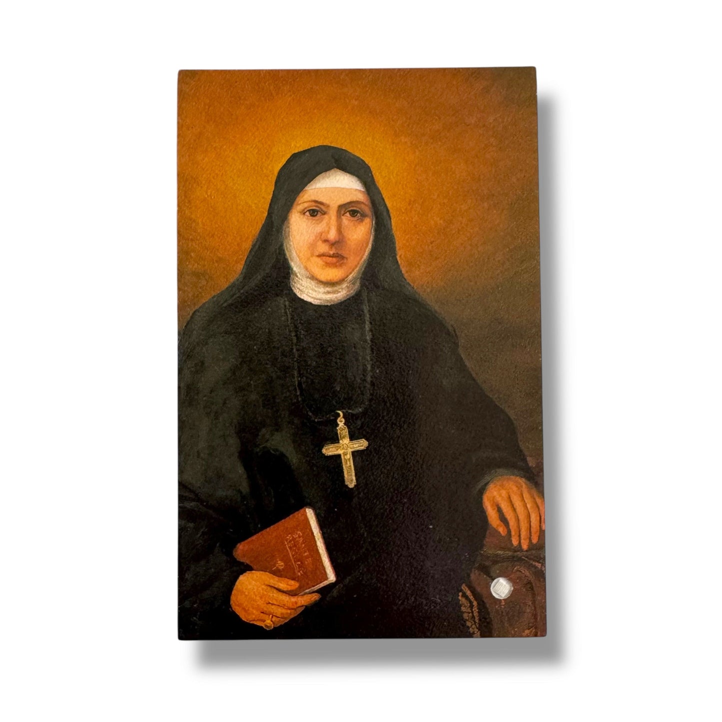 Catholically Holy Card Vintage Holy Card of Beata Geltrude Comensoli with Relic