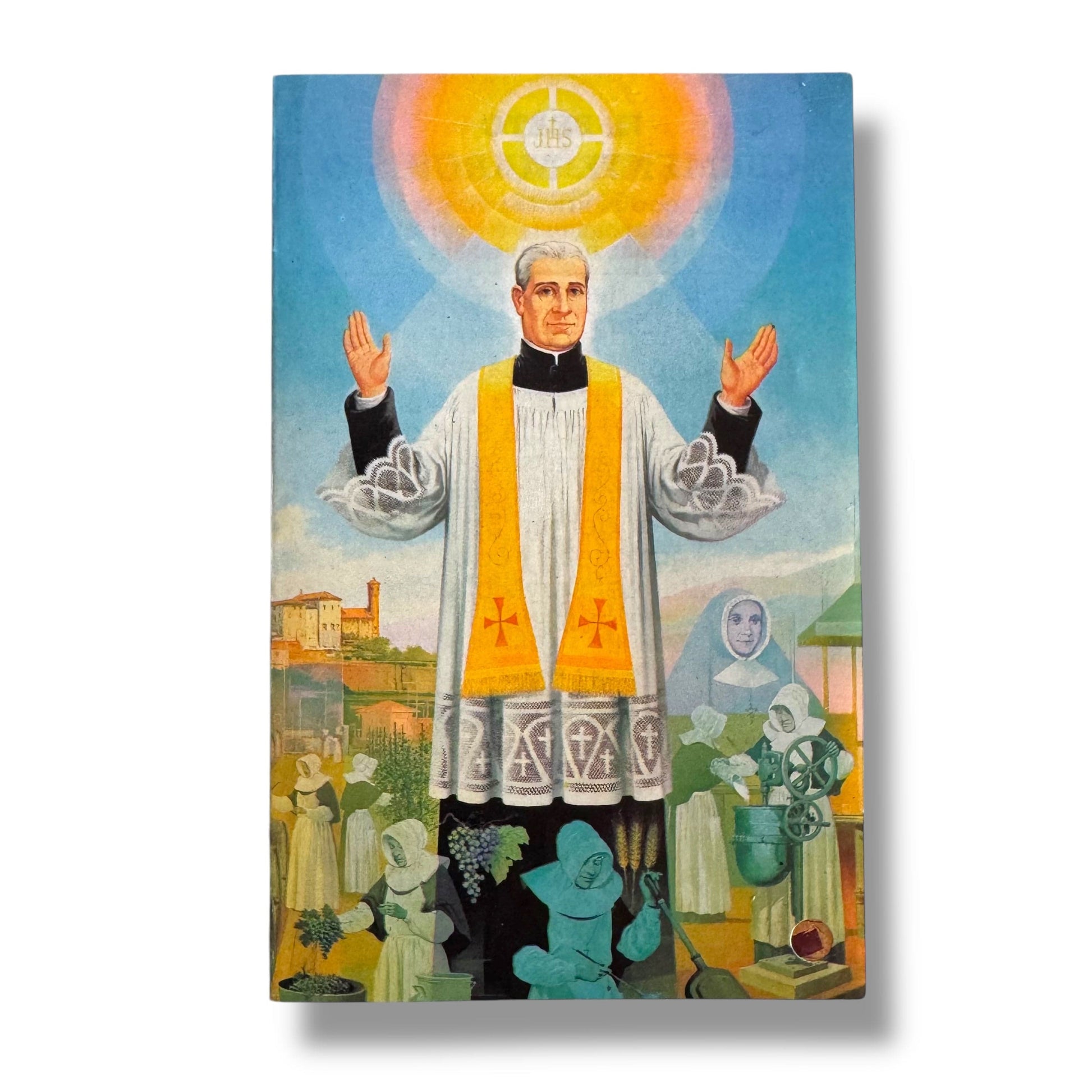 Catholically Holy Card Vintage Holy Card of Beato Clemente Marchisio with Relic